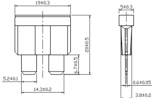DC80V 30Amp 5Gの通信モジュールはULを証明した中国の自動車刃のヒューズを溶かす