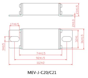 EVの充電器のためのDissmann MEV-J 1000VDCのヒューズの陶磁器の自動車ヒューズ中国製