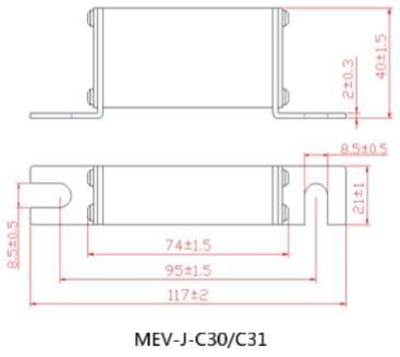 EVの充電器のためのDissmann MEV-J 1000VDCのヒューズの陶磁器の自動車ヒューズ中国製