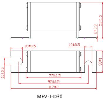 EVの充電器のためのDissmann MEV-J 1000VDCのヒューズの陶磁器の自動車ヒューズ中国製