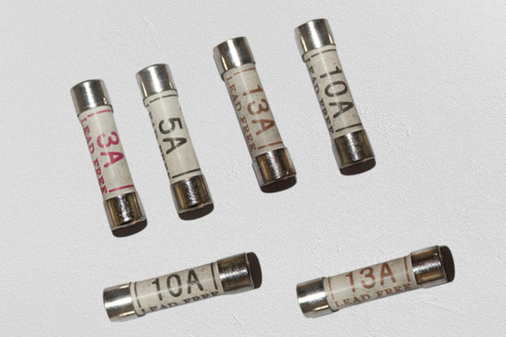 イギリスのプラグの英国工業規格のヒューズ、陶磁器Bs1362 10aのヒューズ240VAC