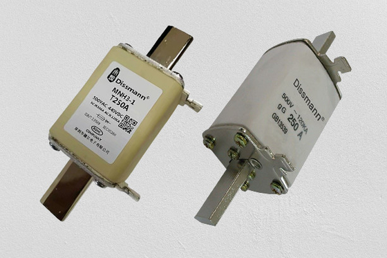 NT RT NH高い破裂容量のヒューズ600VDCは電圧IEC60269を評価した