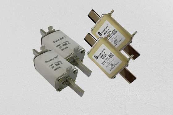 NT RT NH高い破裂容量のヒューズ600VDCは電圧IEC60269を評価した